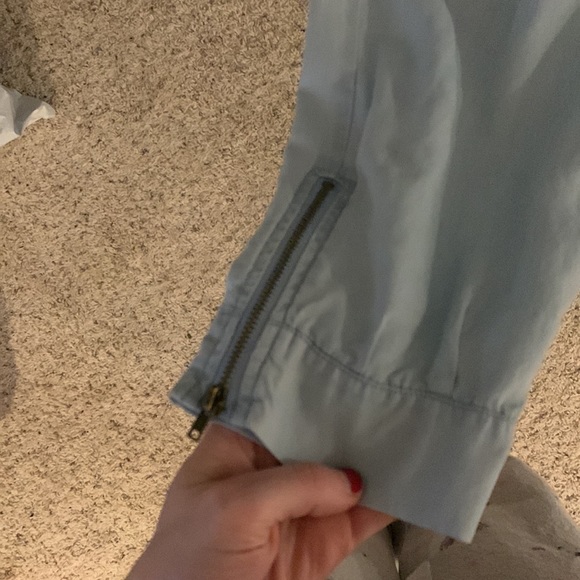 Light blue chambray jumpsuit, size medium - Picture 3 of 3